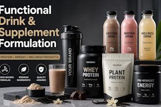 develop clean label herbal and plant based drink formulas for wellness products