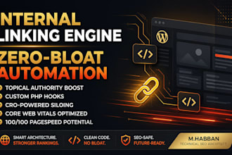 build SEO site structure and internal linking system for wordpress