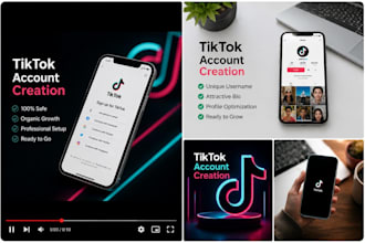 create tiktok accounts of every country