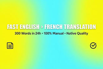 accurate french english translation in 24h