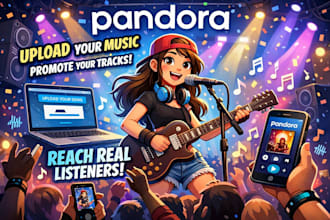 upload and promote your music on pandora to reach real listeners