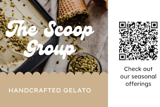 create or code for social media, website and business cards