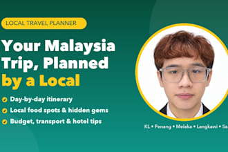 plan your malaysia trip itinerary as a local travel planner