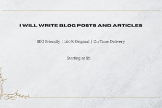 write engaging blog posts