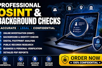 online investigation, osint, background check, and digital investigstion service