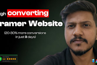 build a high converting framer website