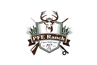 design motivation hunt family ranch logo