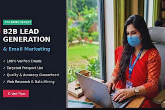do lead generation, email list, and email campaign setup