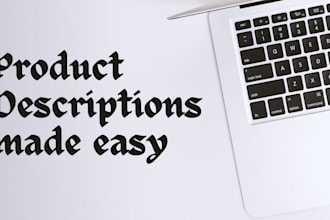 write product descriptions for any product
