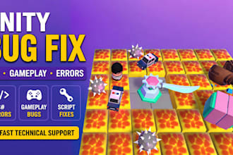 fix bugs and errors in your unity game