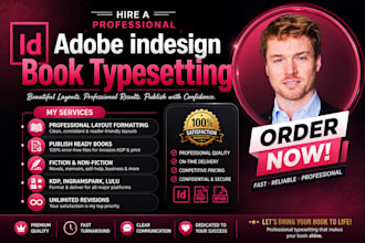 do book layout and typesetting in adobe indesign