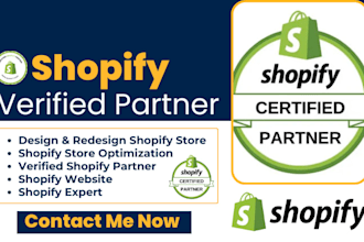 shopify store design shopify expert store redesign shopify partner shopify web