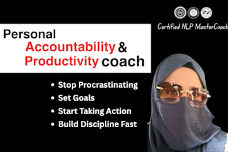 be your accountability coach to overcome procrastination and goal setting