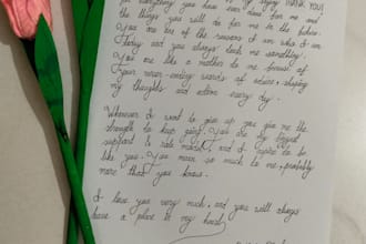create aesthetic handwritten letters ,notes and assignments