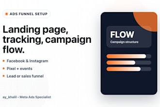build a meta ads funnel with landing page and tracking