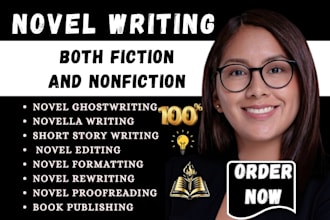 ghostwrite a gripping thriller or crime novel with plot twists and full rights