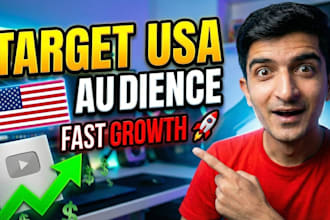 do USA youtube promotion, USA channel promotion, to USA active audience