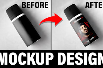 create stunning product mockup and professional 3d product mockup designs