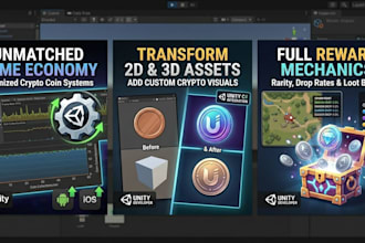 integrate a custom crypto coin system in unity