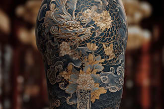 design custom tattoo, sleeve tattoo, fine line tattoo