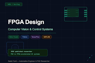 do fpga design for computer vision and control