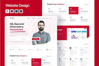 create modern website and saas UI UX design in figma