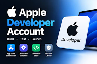 create apple developer accounts for you