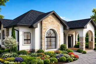 landscape and architectural 3d visualization