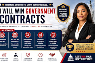 win government contract, bid proposal, rfp, rfq, government contract writing