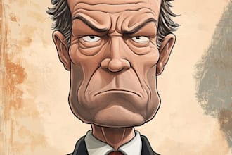create digital political cartoon for political cartoon