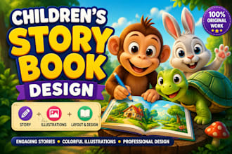 iwilldesign children story books with illustrations