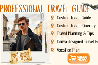 create custom travel itinerary, vacation planner and travel guide