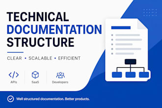 structure your technical documentation clearly and efficiently