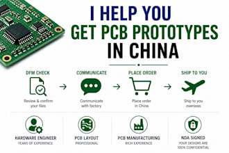 assist with pcb prototyping and coordination in china