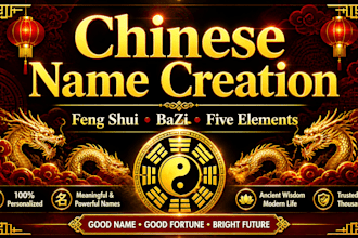 craft a meaningful chinese name with feng shui