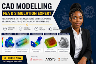 fea analysis cfd simulation stress analysis thermal analysis mechanical engineer