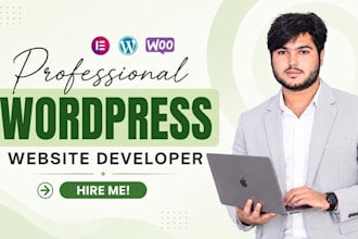 build, design or redesign wordpress website, rebuild wordpress elementor website