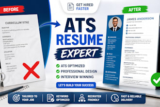 write an ats optimized resume and CV for job applications