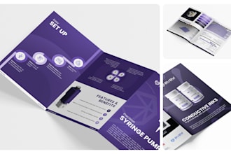 design professional canva brochure or catalog
