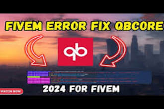 do fivem server setup, handling, qbcore esx scripts, bug fixing and optimization