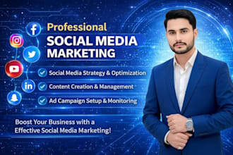 be your social media manager, run facebook ads, tiktok ads and grow your brand