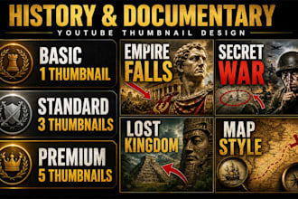 design history documentary youtube thumbnails