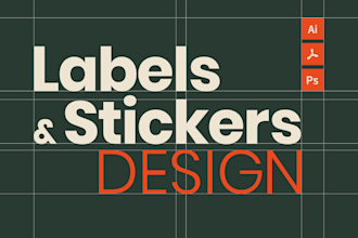 professional product labels and stickers