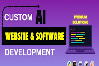 do ai chatbot ai website ai saas ai agent ai app development