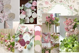 design your dream wedding concept and full styling board