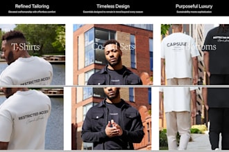 design clothing website streetwear store shopify fashion clothing brand store