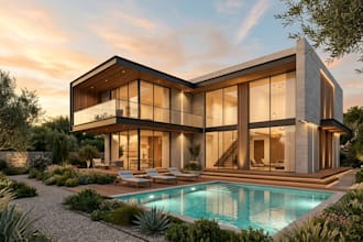 do premium interior and exterior design using 5d planner, homestyler, d5 render