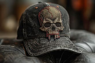 do unique hat patch design for cap beanie badge logo