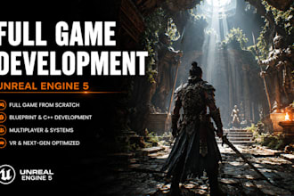 develop full game in unreal engine 5 for mobile and PC