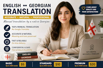 professionally translate english to georgian